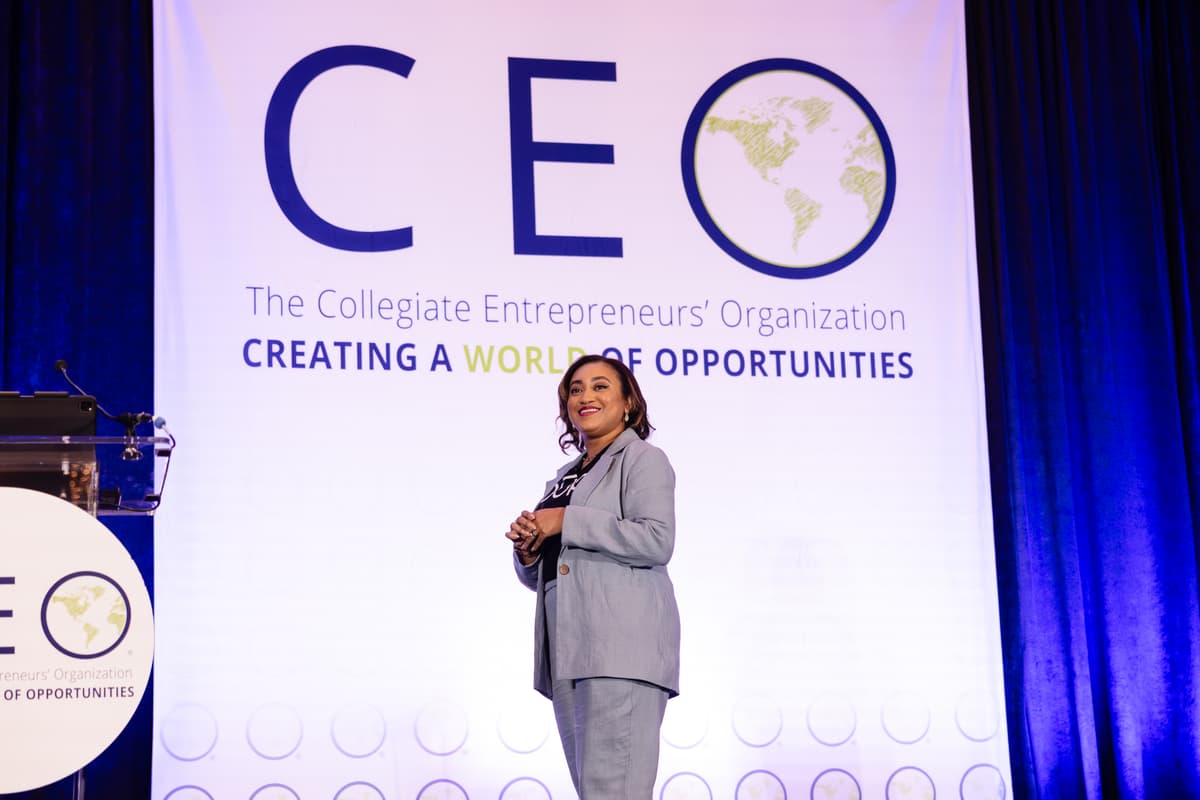 Martika delivering the CEO keynote in Tampa.